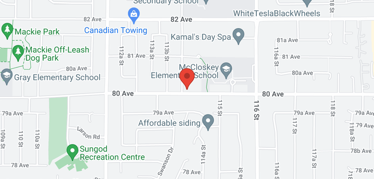 map of 11423 80 AVENUE